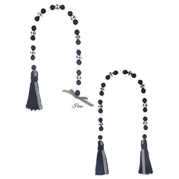 2pcs Plaid Wooden Beads Pnedants Home String Ornaments Beaded Tassel Decors Party Favor
2pcs Plaid Wooden Beads Pnedants Home String Ornaments Beaded Tassel Decors Party Favor