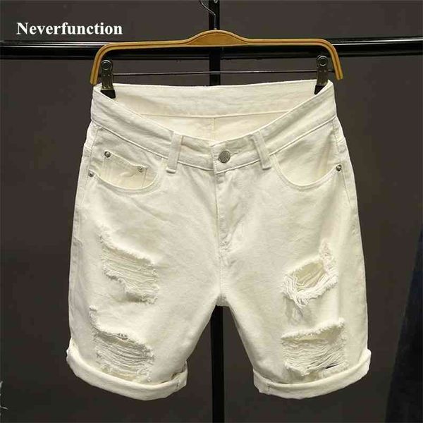 summer white men ripped loose straight jeans short fashion hip hop bermuda holes male solid color casual beach denim shorts 210324, White;black
summer white men ripped loose straight jeans short fashion hip hop bermuda holes male solid color casual beach denim shorts 210324, White;black