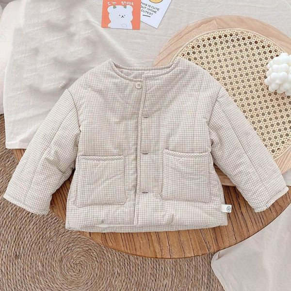 jackets kids plus velvet thicken warm boys girls winter coats 2022 plaid toddler outwear clothing arrival, Blue;gray
jackets kids plus velvet thicken warm boys girls winter coats 2022 plaid toddler outwear clothing arrival, Blue;gray