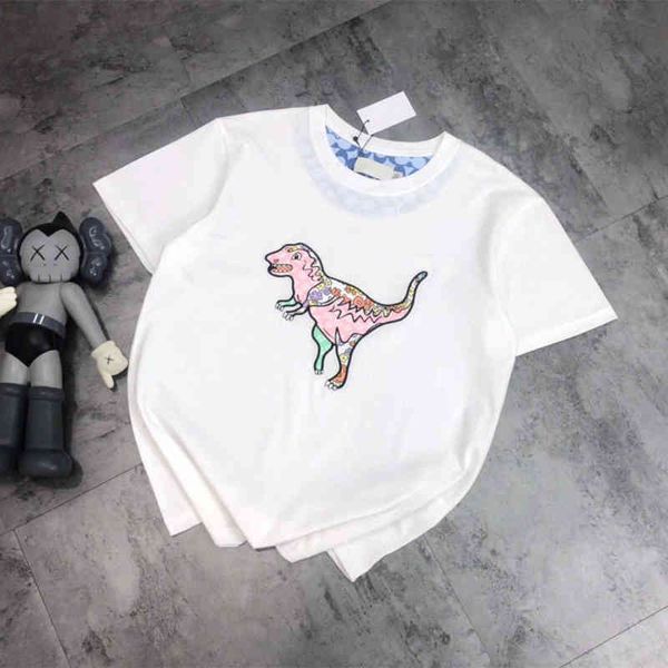 2022 factory wholesale new dinosaur t-shirt couple half direct spray printing short sleeve simple fashion leisure korean version, White
2022 factory wholesale new dinosaur t-shirt couple half direct spray printing short sleeve simple fashion leisure korean version, White