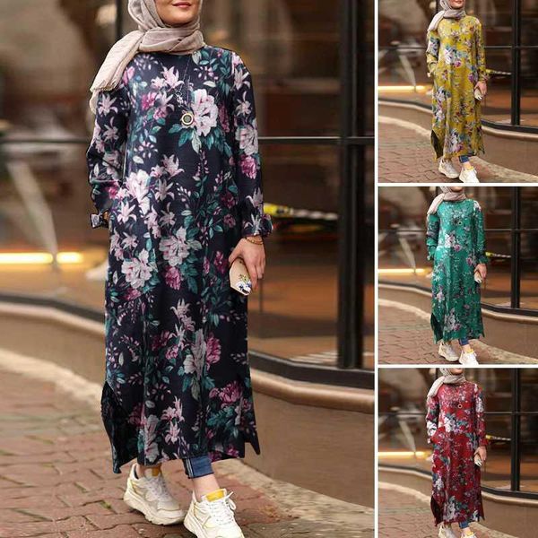 casual dresses zanzea 2021 kaftan o neck robe autumn women's muslim long sleeve maxi vestidos female printed dress plus size, Black;gray
casual dresses zanzea 2021 kaftan o neck robe autumn women's muslim long sleeve maxi vestidos female printed dress plus size, Black;gray