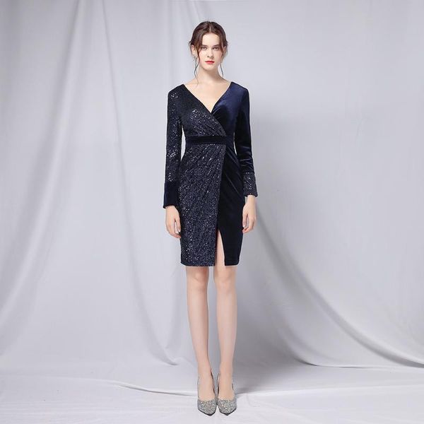party dresses 2022 sequined short evening vestido de festa formal dress gowns long sleeve navy blue erinbess, White;black
party dresses 2022 sequined short evening vestido de festa formal dress gowns long sleeve navy blue erinbess, White;black