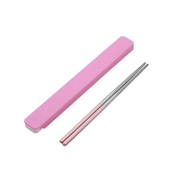 1pair portable chopsticks gift multicolored tableware safe heat resistant stainless steel office reusable with case easy clean
1pair portable chopsticks gift multicolored tableware safe heat resistant stainless steel office reusable with case easy clean