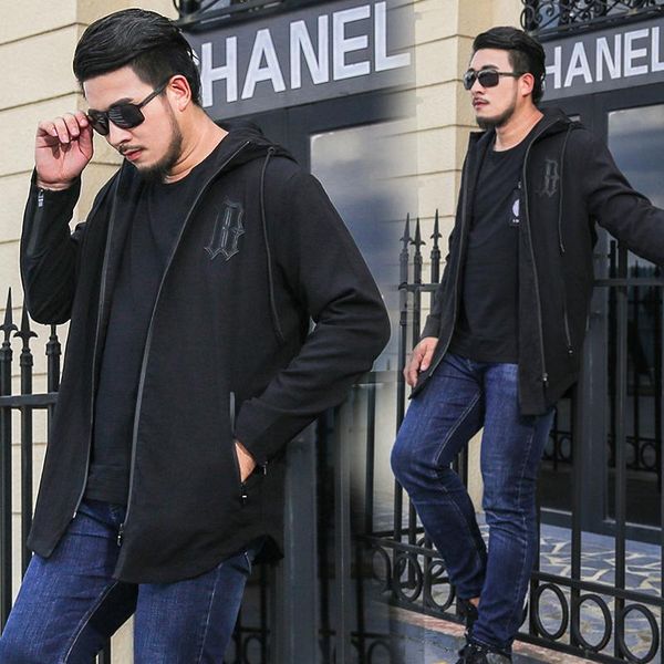 men's jackets long oversized xl-6xl hooded windbreaker high fashion casual jacket spring and autumn, Black;brown
men's jackets long oversized xl-6xl hooded windbreaker high fashion casual jacket spring and autumn, Black;brown