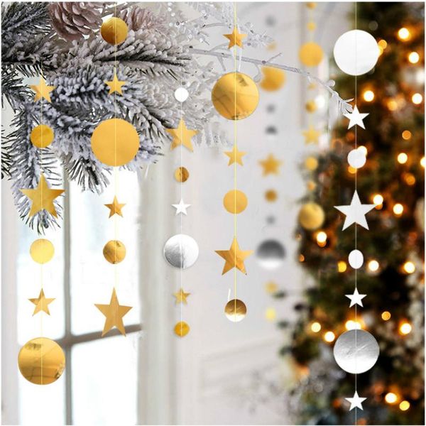 christmas decorations 2021 year's decor 4m round star snowflake paper garland pendant noel ornaments for home navidad
christmas decorations 2021 year's decor 4m round star snowflake paper garland pendant noel ornaments for home navidad