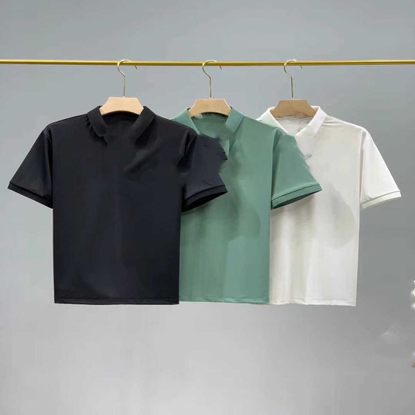 21 men's 22780 youth leisure business outdoor embroidery mercerized cotton short sleeve lapel t-shirt, White
21 men's 22780 youth leisure business outdoor embroidery mercerized cotton short sleeve lapel t-shirt, White