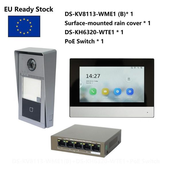 video door phones hik multi-language 802.3af poe intercom kit,include ds-kv8113-wme1(b) & ds-kh6320-wte1 switch
video door phones hik multi-language 802.3af poe intercom kit,include ds-kv8113-wme1(b) & ds-kh6320-wte1 switch