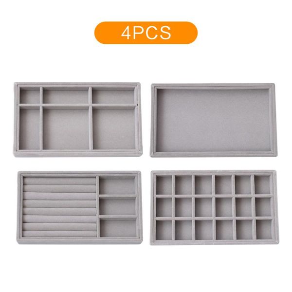 storage drawers 4pcs detachable flannel drawer velvet jewelry tray gift box organizer bracelet ring holder display case
storage drawers 4pcs detachable flannel drawer velvet jewelry tray gift box organizer bracelet ring holder display case