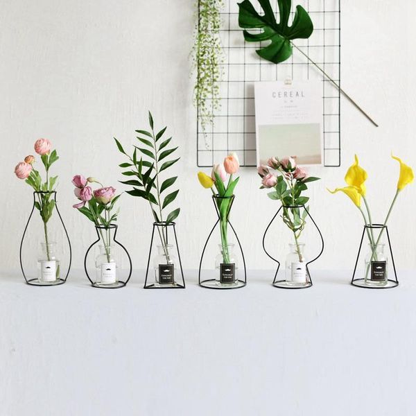vases metal plant holder retro iron line table flowers nordic decoration home styles flower vase with glass bottle
vases metal plant holder retro iron line table flowers nordic decoration home styles flower vase with glass bottle