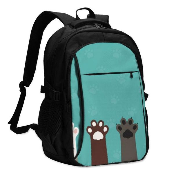 backpack usb charging lapwomen's for teenage students girls school funny cats foots travel bagpack
backpack usb charging lapwomen's for teenage students girls school funny cats foots travel bagpack