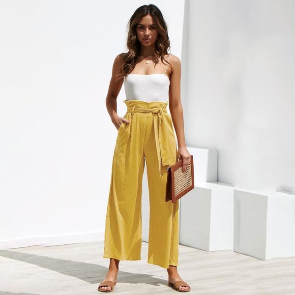 women's pants & capris spring and summer casual trousers streetwear high waist women clothes 2021 yellow black, Black;white
women's pants & capris spring and summer casual trousers streetwear high waist women clothes 2021 yellow black, Black;white
