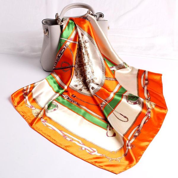 scarves silk scarf satin bandana women's summer square pouch wrap bohemian retro headscarf muslim islamic, Blue;gray
scarves silk scarf satin bandana women's summer square pouch wrap bohemian retro headscarf muslim islamic, Blue;gray