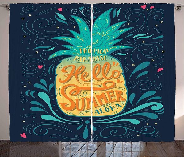 curtain & drapes tropical window curtains hello summer quote pineapple living room bedroom kids home decoration
curtain & drapes tropical window curtains hello summer quote pineapple living room bedroom kids home decoration