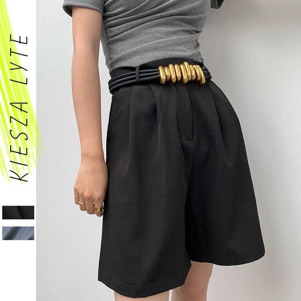 women kneeth length pants shorts suit female summer neutral casual high waist trousers fashion pantalones mujer 210608, White;black
women kneeth length pants shorts suit female summer neutral casual high waist trousers fashion pantalones mujer 210608, White;black