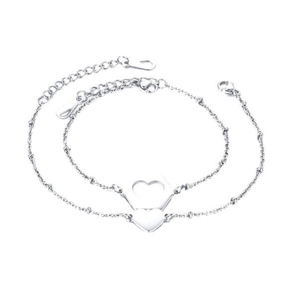 charm bracelets 2pcs lover bracelet creative heart shape bangle fashion valentine's day gift, Golden;silver
charm bracelets 2pcs lover bracelet creative heart shape bangle fashion valentine's day gift, Golden;silver