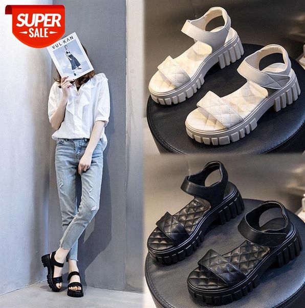 genuine leather women's shoes velcro breathable sandals casual fairy style flat women trendy #321u, Black
genuine leather women's shoes velcro breathable sandals casual fairy style flat women trendy #321u, Black