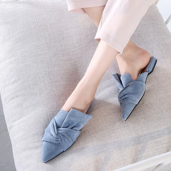 slippers bowknot mules shoes women summer flats loafers flock pointed toe flip flops female slides solid shallow trendy 2021, Black
slippers bowknot mules shoes women summer flats loafers flock pointed toe flip flops female slides solid shallow trendy 2021, Black