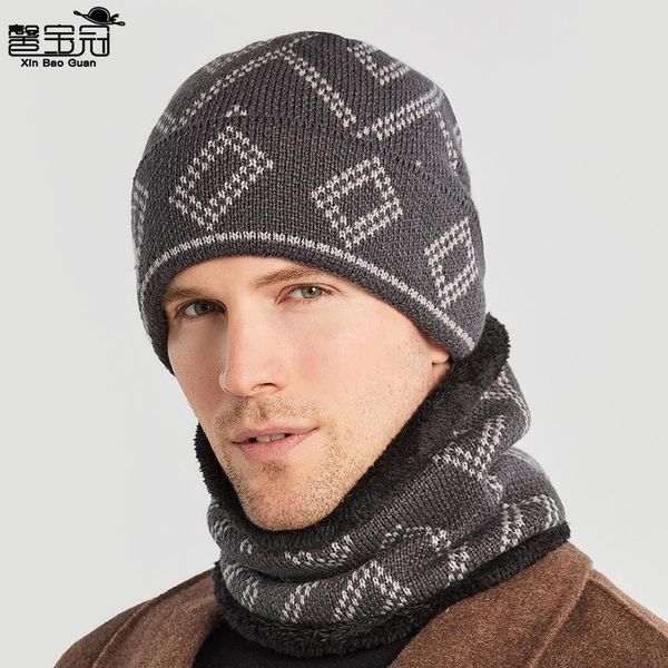 beanies pullover hat men's autumn and winter thickened square pattern woolen outdoor knitting warm wrap cap
beanies pullover hat men's autumn and winter thickened square pattern woolen outdoor knitting warm wrap cap