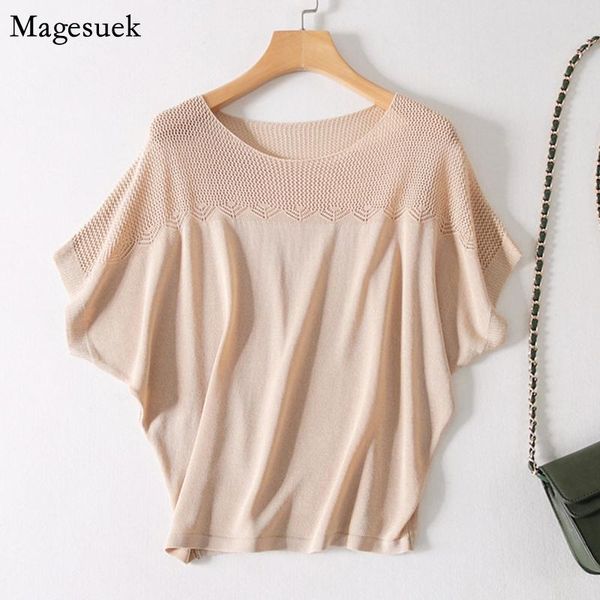 women's blouses & shirts summer 2021 casual hollow knitted shirt women batwing sleeve o neck thin ice silk woman plus size vest blusas, White
women's blouses & shirts summer 2021 casual hollow knitted shirt women batwing sleeve o neck thin ice silk woman plus size vest blusas, White