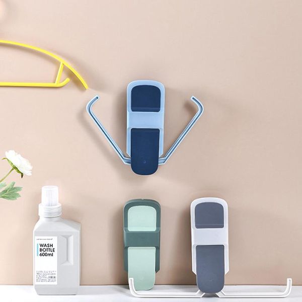 hangers & racks wall-mounted clothes hanger storage rack wall punch-adjustable
