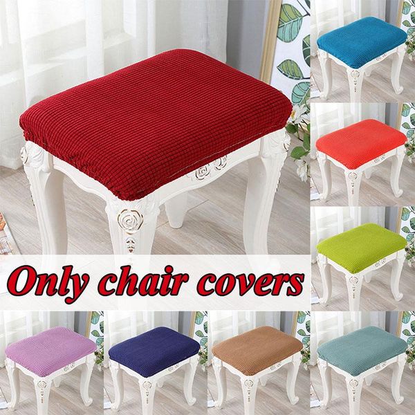 chair covers solid color jacquard stool seat protector for bedroom square dust proof cover removable
chair covers solid color jacquard stool seat protector for bedroom square dust proof cover removable