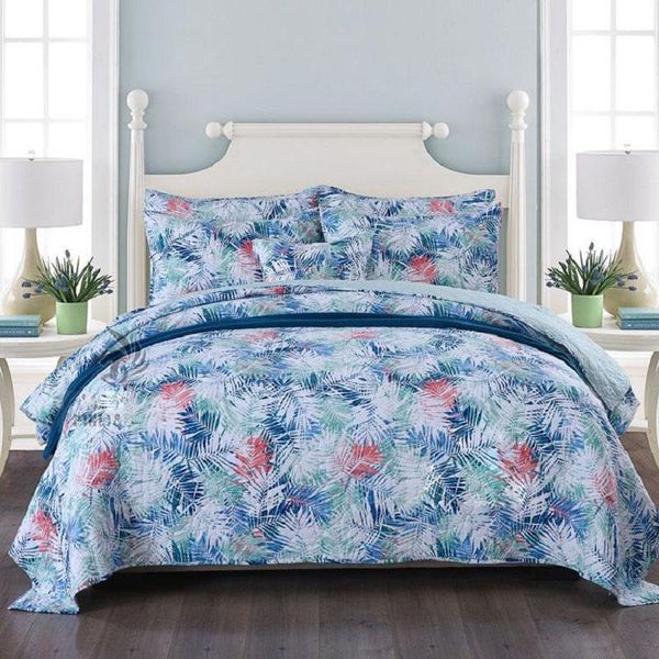 comforters & sets quality cotton bedspread quilt 3pcs coverlet printed bed cover with 2* pillowcase king queen size summer blanket
comforters & sets quality cotton bedspread quilt 3pcs coverlet printed bed cover with 2* pillowcase king queen size summer blanket