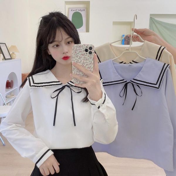women's blouses & shirts chiffon solid blouse loose girl's shirt summer fashion long sleeve plus size casual lady blusas houthion, White
women's blouses & shirts chiffon solid blouse loose girl's shirt summer fashion long sleeve plus size casual lady blusas houthion, White
