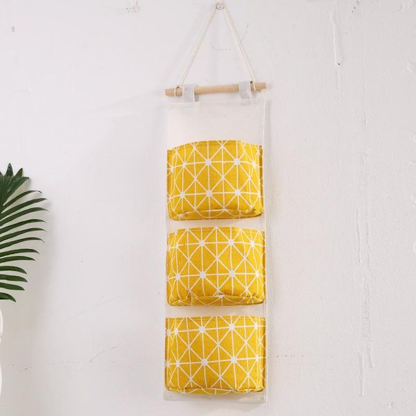 creative cotton and linen waterproof storage hanging bag 3-layer pocket cloth art door sundries cosmetic bags & cases
creative cotton and linen waterproof storage hanging bag 3-layer pocket cloth art door sundries cosmetic bags & cases