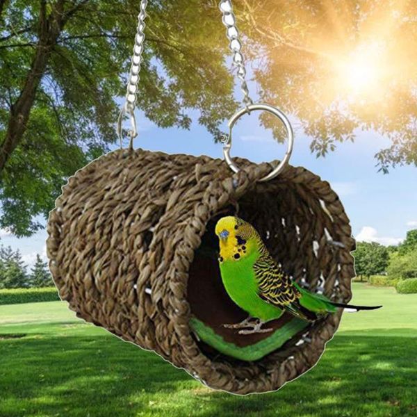 bird nest bed grass tunnel hammock hanging pet cage ornament decoration cages
bird nest bed grass tunnel hammock hanging pet cage ornament decoration cages