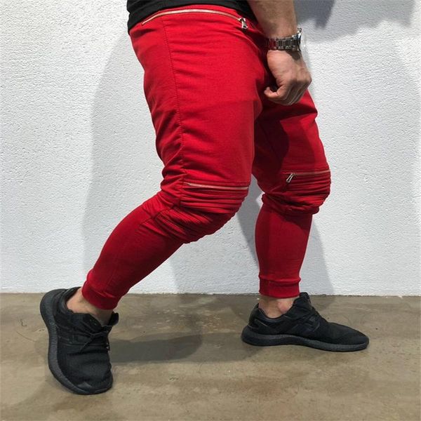 men's pants 2021 european and american men style four seasons zipper splicing hip-hop fitness casual, Black
men's pants 2021 european and american men style four seasons zipper splicing hip-hop fitness casual, Black