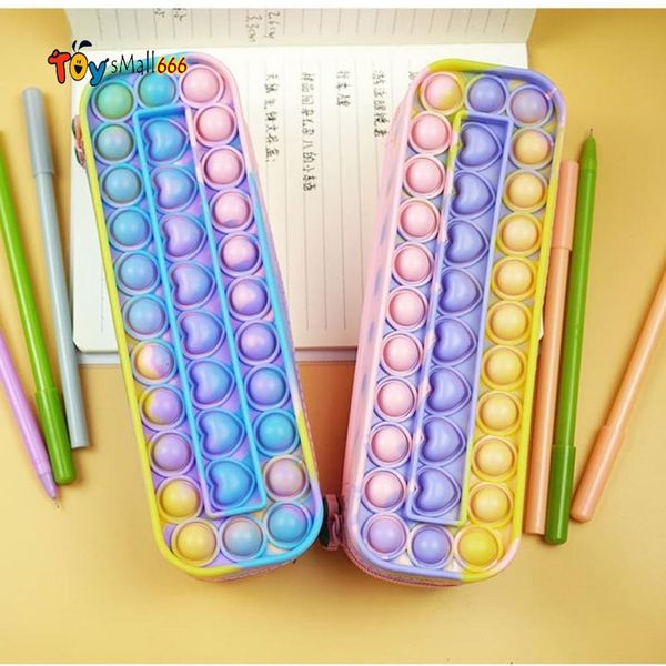 rainbow tie die push bubble silicone pencil case large capacity storage stationery box toys pioneer sensory fidget decompression students pe
rainbow tie die push bubble silicone pencil case large capacity storage stationery box toys pioneer sensory fidget decompression students pe