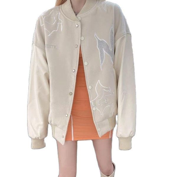 men's jackets baseball man jacket punk letter shiny drill leather patchwork baggy fashion high street cool bomber coats men streetwear, Black;brown
men's jackets baseball man jacket punk letter shiny drill leather patchwork baggy fashion high street cool bomber coats men streetwear, Black;brown