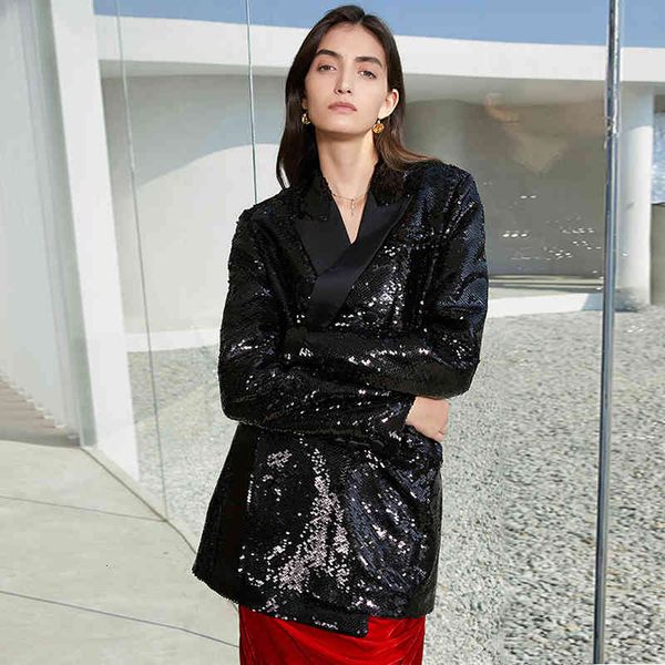 suits casual patchwork sequin blazer for women notched long sleeve black vintage blazers female 2021 fashion spring, White;black
suits casual patchwork sequin blazer for women notched long sleeve black vintage blazers female 2021 fashion spring, White;black