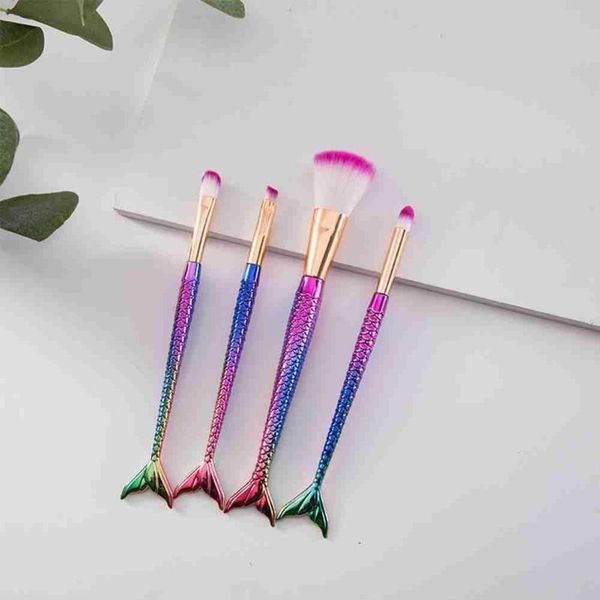 makeup brushes four-piece mermaid brush fiber colorful powder soft beauty loose tool hair g8o6
makeup brushes four-piece mermaid brush fiber colorful powder soft beauty loose tool hair g8o6