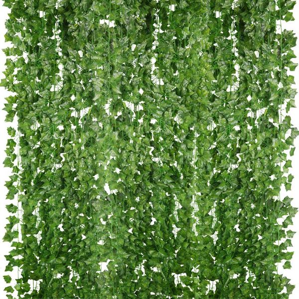 decorative flowers & wreaths party joy 12pcs 2.2m artificial ivy leaf hanging plants fake silk garland greenery for home garden wedding wall
decorative flowers & wreaths party joy 12pcs 2.2m artificial ivy leaf hanging plants fake silk garland greenery for home garden wedding wall