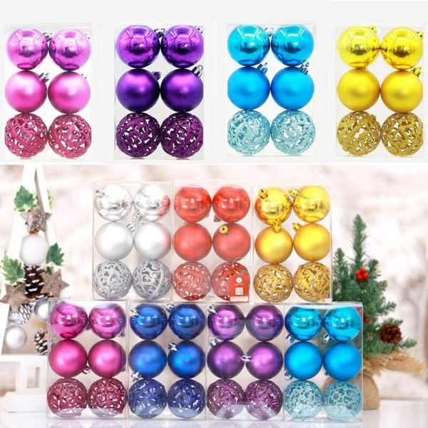 party decoration 6pcs/lot 60mm christmas tree decor ball baubles xmas hanging ornament home
party decoration 6pcs/lot 60mm christmas tree decor ball baubles xmas hanging ornament home