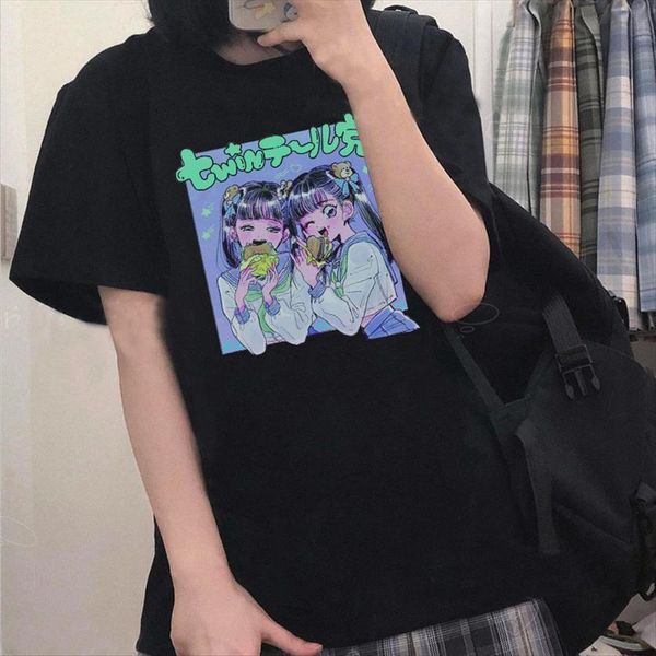 harajuku japan anime kawaii women t shirt twin girls streetwear casual loose cute vintage ulzzang summer fun cartoon print, White
harajuku japan anime kawaii women t shirt twin girls streetwear casual loose cute vintage ulzzang summer fun cartoon print, White