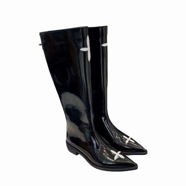 2021 women boots re-nylon luxury designer fashion brushed leather boots knight the knee martin a002, Black
2021 women boots re-nylon luxury designer fashion brushed leather boots knight the knee martin a002, Black