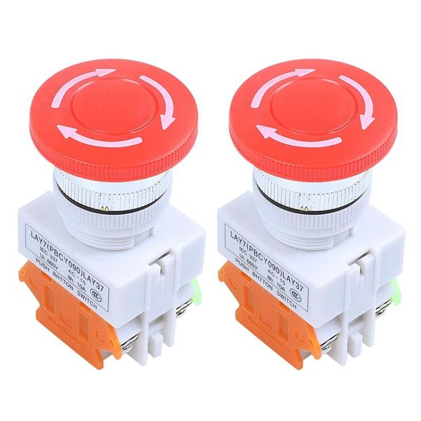 smart home control 2x red mushroom cap 1no 1nc dpst emergency spush button switch ac 660v 10a
smart home control 2x red mushroom cap 1no 1nc dpst emergency spush button switch ac 660v 10a