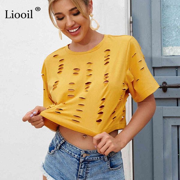 t shirts casual loose hole t shirt women hollow out short sleeve o neck female summer yellow streetwear cropped 8h0m, White
t shirts casual loose hole t shirt women hollow out short sleeve o neck female summer yellow streetwear cropped 8h0m, White