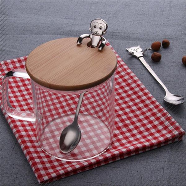 spoons 1pc stainless steel cute cartoon monkeycoffee small spoon long handle creative hanging teaspoon kitchen tableware
spoons 1pc stainless steel cute cartoon monkeycoffee small spoon long handle creative hanging teaspoon kitchen tableware
