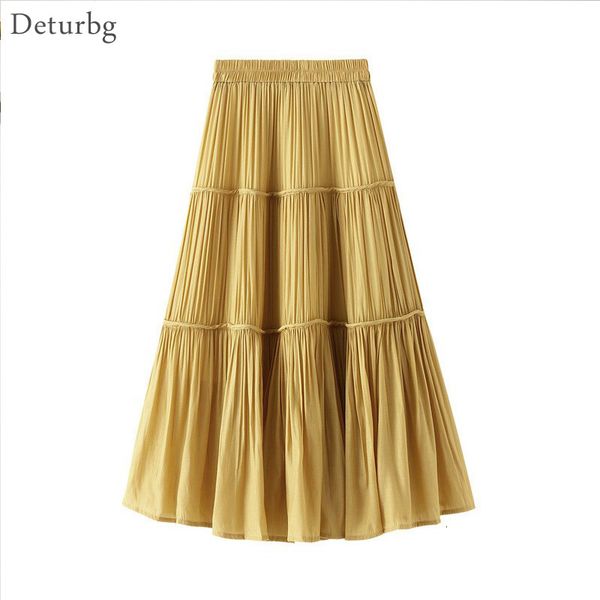 casual dresses women's elegant solid color layered skirt korean female high waist pleatead soft cool midi skirts saias 2021 summer, Black;gray
casual dresses women's elegant solid color layered skirt korean female high waist pleatead soft cool midi skirts saias 2021 summer, Black;gray