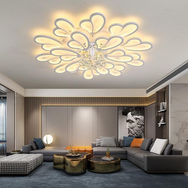 white acrylic modern chandelier lights for living room bedroom remote control led indoor lamp home dimmable lighting fixtures de chandeliers
white acrylic modern chandelier lights for living room bedroom remote control led indoor lamp home dimmable lighting fixtures de chandeliers