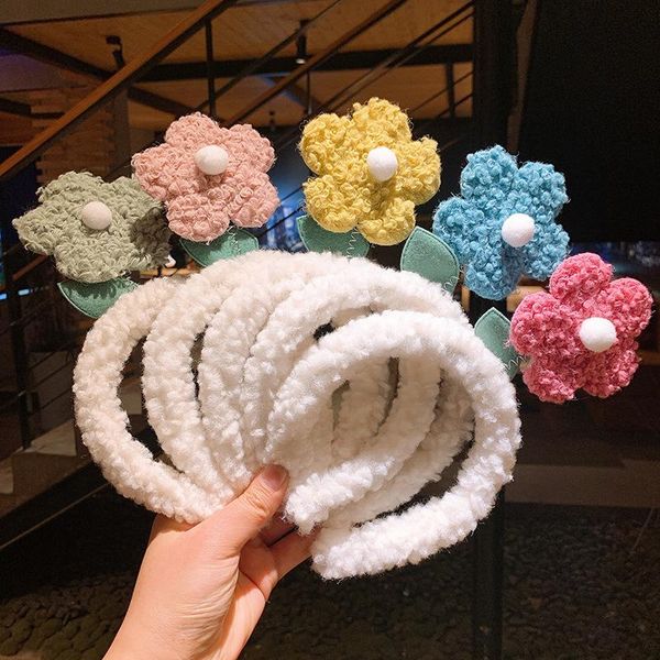 hair accessories korean style girls cute plush flower band headdress sweet baby simple headband for children fashion, Slivery;white
hair accessories korean style girls cute plush flower band headdress sweet baby simple headband for children fashion, Slivery;white