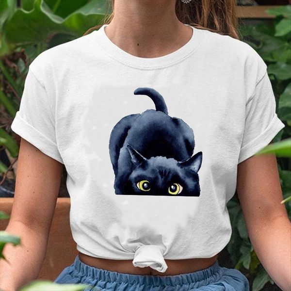 graphic cat cartoon animal women t shirt short sleeve 90s trend spring summer print female lady clothes tees, White
graphic cat cartoon animal women t shirt short sleeve 90s trend spring summer print female lady clothes tees, White