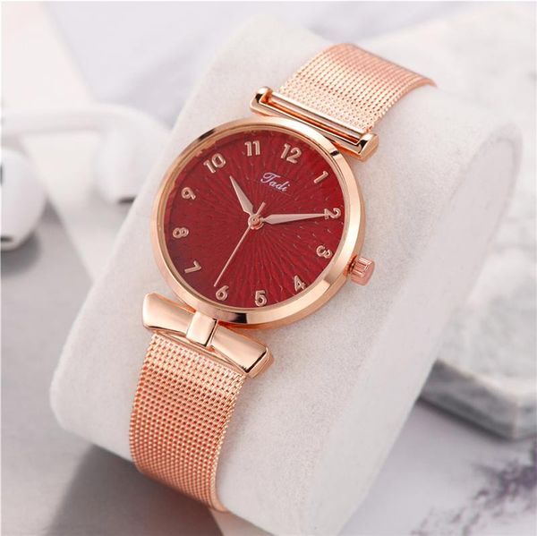 wristwatches ladies watch stainless steel mesh belt quartz wrist fashion women simple design elegant flower pattern dress wristwatch, Slivery;brown
wristwatches ladies watch stainless steel mesh belt quartz wrist fashion women simple design elegant flower pattern dress wristwatch, Slivery;brown