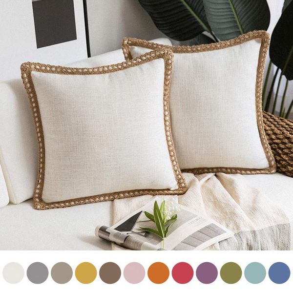 pillow case 45x45cm solid flax square cases throw waist cushion cover edging bed sofa pad nordic home decoration 3 q30
pillow case 45x45cm solid flax square cases throw waist cushion cover edging bed sofa pad nordic home decoration 3 q30