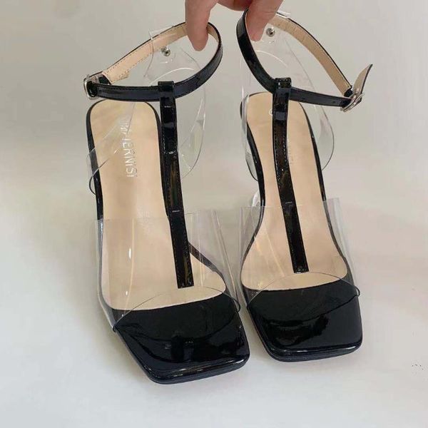 sandals crystal transparent women summer t-srap hihg heels ladies shoes peep toe cup heel hight for size plus, Black
sandals crystal transparent women summer t-srap hihg heels ladies shoes peep toe cup heel hight for size plus, Black
