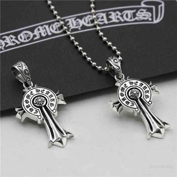 luxury designer chrome/hearts ch croix necklace classic compass thai silver old cross pendant tide brand personalized hip hop couple necklac, Red;brown
luxury designer chrome/hearts ch croix necklace classic compass thai silver old cross pendant tide brand personalized hip hop couple necklac, Red;brown