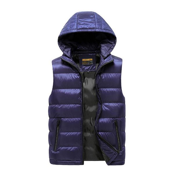 men's vests mens winter sleeveless jacket men down vest warm thick hooded coats male cotton-padded work waistcoat gilet homme 5xl, Black;white
men's vests mens winter sleeveless jacket men down vest warm thick hooded coats male cotton-padded work waistcoat gilet homme 5xl, Black;white